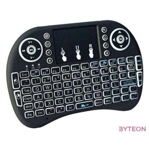 BLACKBIRD Vezeték Nélküli Multimédiás Mini Billentyűzet, Háttérvilágítás, UK