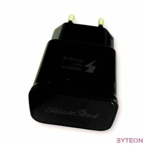 BLACKBIRD Hálózati Adapter Gyorstöltő 2A, Fekete