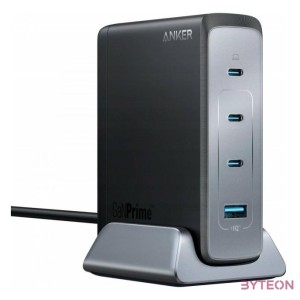 ANKER Hálózati Töltő, 749, 4 portos, 240W, 3xUSB-C, USB-A, EU, fekete - A2342311