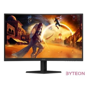 AOC Ívelt Gaming 280Hz monitor 27 C27G4ZXE, 1920x1080, 169, 300cd,m2, 0,3ms, 2xHDMI,DisplayPort, HDR10