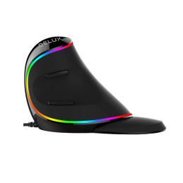 Függőleges egér Delux M618Plus 4000DPI RGB