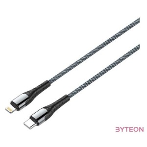 COLORWAY Kábel, Type-C - Apple Lightning (PD Fast Charging) 3.0A(30W) 1m szürke (CW-CBPDCL033-GR)