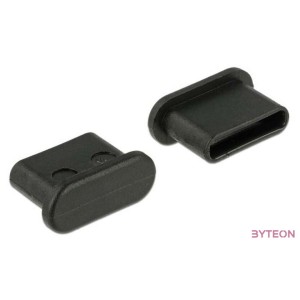 DELOCK Porvédő USB Type-C female fogantyú nélkül 10 db fekete