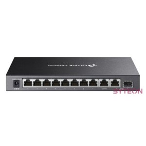 TP-LINK Switch 9x1000Mbps(8xPOE)  1xGigabit SFP Fémházas (Omada), DS110GMP