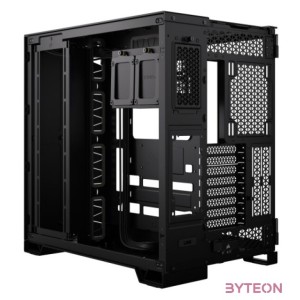 CORSAIR Ház 6500X Dual Chamber, Tápegység nélkül, Edzett Üveg, fekete