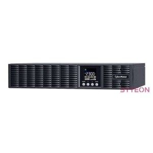 CYBERPOWER UPS, 2000VA,1800W, 8xC13, színes LCD, szünetmentes, tiszta színuszos, online kettős konverzió, rack,tower