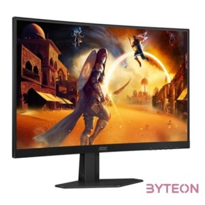 AOC Ívelt Gaming 280Hz monitor 27 C27G4ZXE, 1920x1080, 169, 300cd,m2, 0,3ms, 2xHDMI,DisplayPort, HDR10