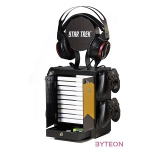 NUMSKULL PS5,XBOX Series Star Trek játéktartó szekrényes állvány, Sárga