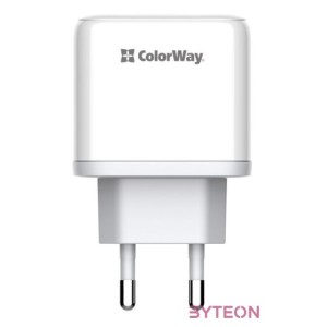 COLORWAY USB töltő adapter, Power Delivery Port PPS USB (Type-C PD  USB QC3.0) (45W) white (CW-CHS042PD-WT)