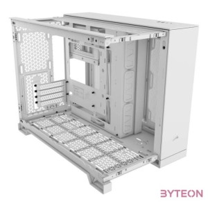 CORSAIR Ház 2500D AIRFLOW, Tápegység nélkül, Edzett Üveg, fehér