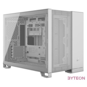 CORSAIR Ház 2500D AIRFLOW, Tápegység nélkül, Edzett Üveg, fehér