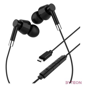 MEDIA-TECH Fülhallgató minden USB-C eszközhöz, Mikrofon