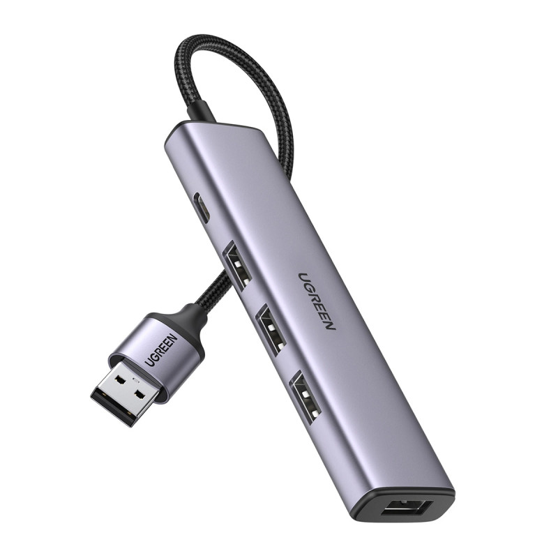 Hub UGREEN 5in1 adapter, USB 4x USB 3.0-ra