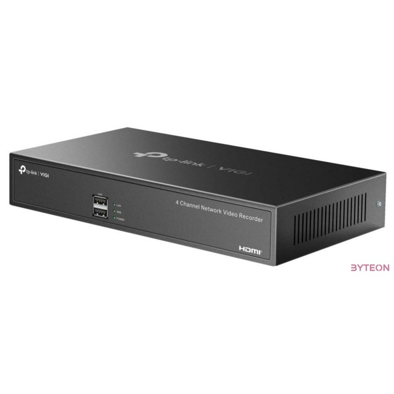 TP-LINK Video Recorder 4 csatornás, VIGI NVR1004H