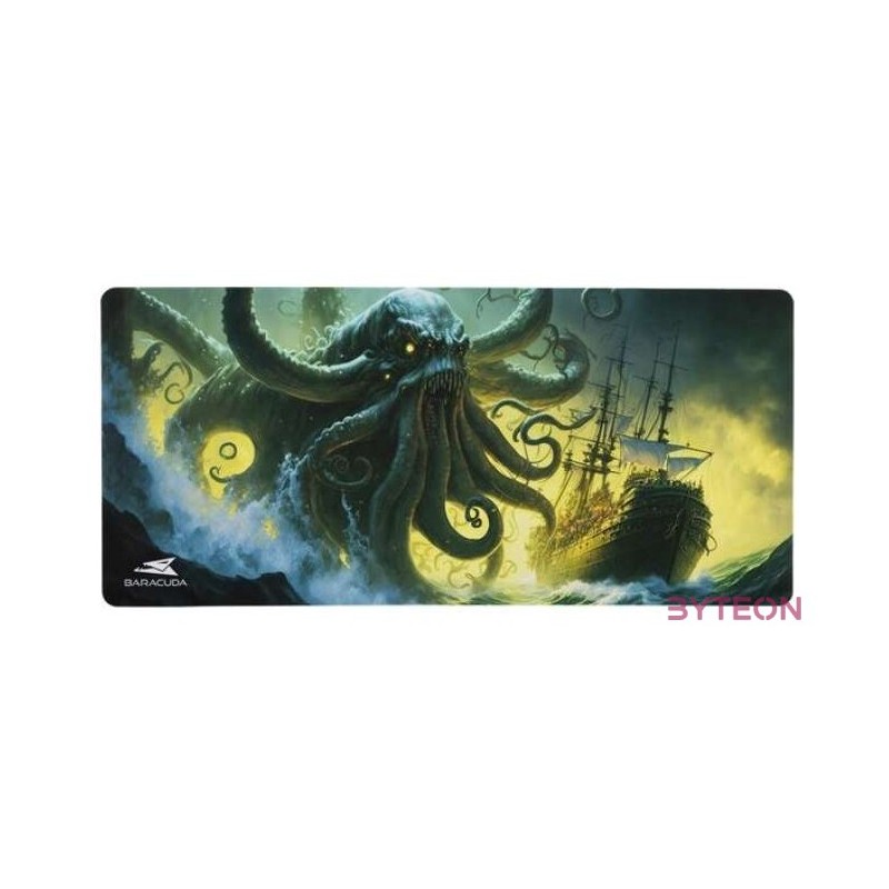 BARACUDA DARKWATER, BGMP-03 gamer szövet egérpad 750x350mm