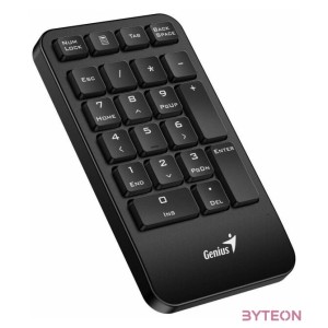 GENIUS Vezeték Nélküli Numerikus Billentyűzet Numpad 1000 USB Fekete