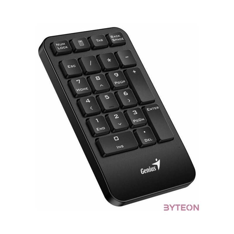 GENIUS Vezeték Nélküli Numerikus Billentyűzet Numpad 1000 USB Fekete