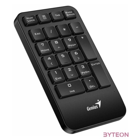 GENIUS Vezeték Nélküli Numerikus Billentyűzet Numpad 1000 USB Fekete