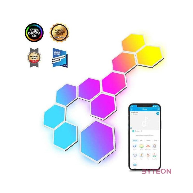 Govee Glide Hexa hatszögletű fénypanelek