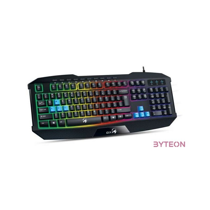 GENIUS Vezetékes Billentyűzet GX-SCORPION K215 Gaming USB HUN Fekete