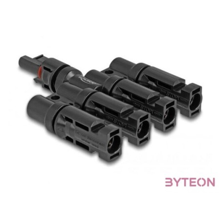 Delock DL4 napkonnektorok 1 x anya- 4 x apa