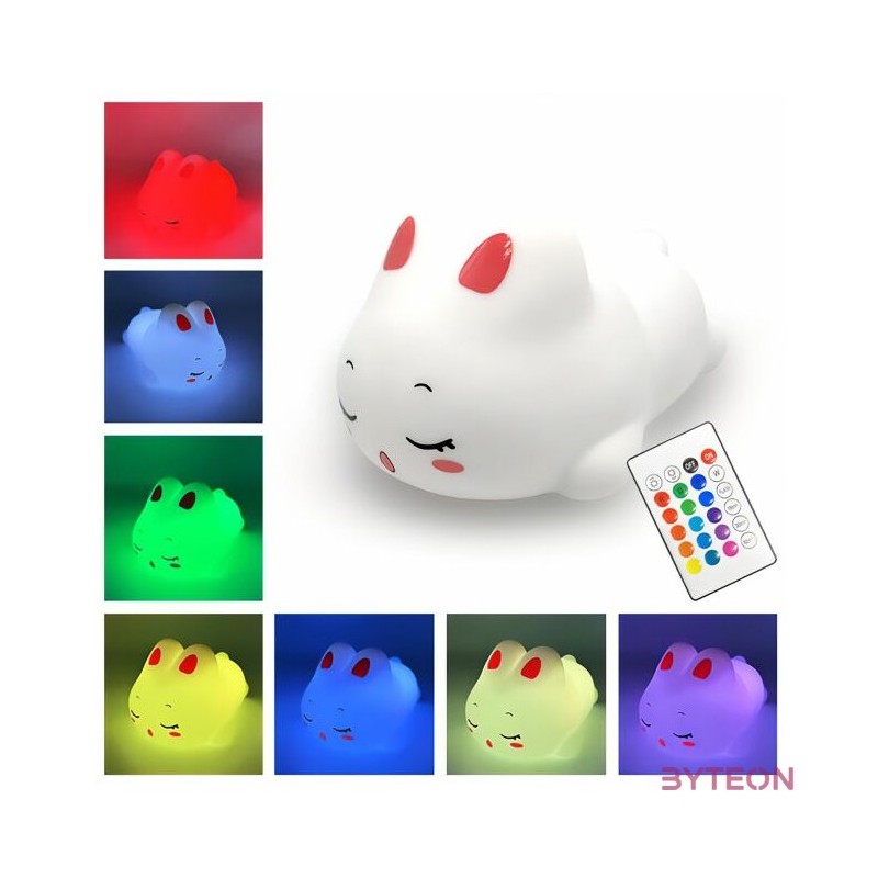 Media-Tech POKKY Dreaming Bunny többszínű éjszakai lámpa gyerekeknek