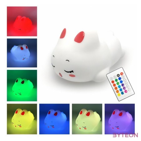 Media-Tech POKKY Dreaming Bunny többszínű éjszakai lámpa gyerekeknek