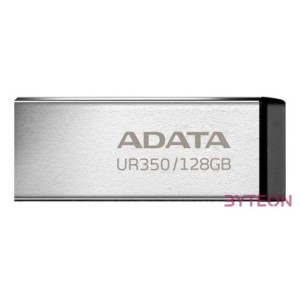 ADATA Pendrive 128GB, UR350 USB 3.2, fémházas, fekete