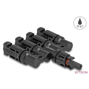 Delock DL4 napkonnektorok 1 x anya- 4 x apa