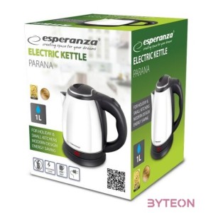 Esperanza Parana elektromos vízforraló 1 liter, fehér