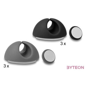 Delock Kábel tartó készlet, 6 darabos