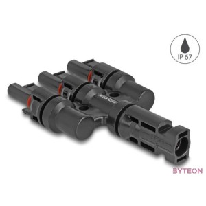 Delock DL4 napkonnektorok 1 x apa - 3 x anya