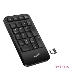 GENIUS Vezeték Nélküli Numerikus Billentyűzet Numpad 1000 USB Fekete