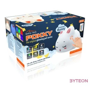 Media-Tech POKKY Dreaming Bunny többszínű éjszakai lámpa gyerekeknek