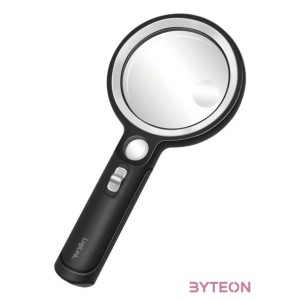 Logilink Fényes nagyító, 5x, 13x és 20x nagyítás, fekete