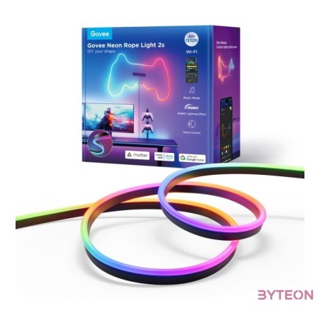 Govee Neon szalagfény 2 (4 m) Fekete