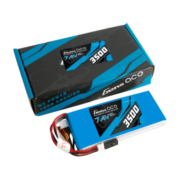 Akumulator LiPo Gens Ace 3500mAh 7,4V 1C 2S1P RX/TX