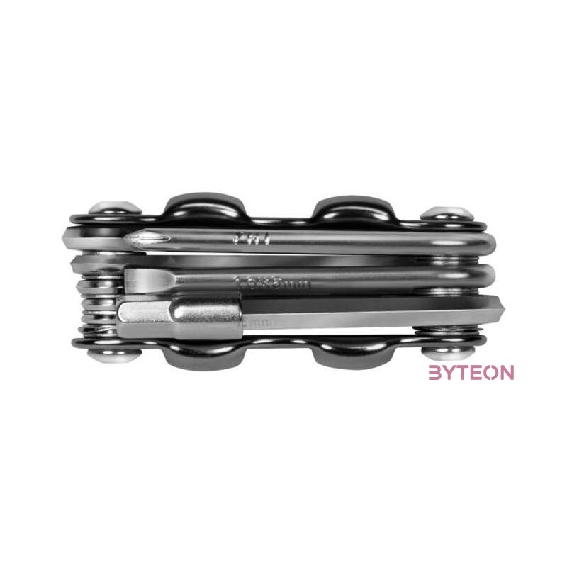 Logilink Mini összecsukható szerszám kerékpárokhoz, 9 az 1-ben