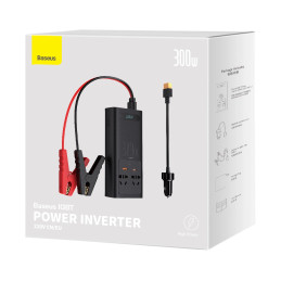 Baseus 300W, 220V, CN / EU autós inverter (fekete)