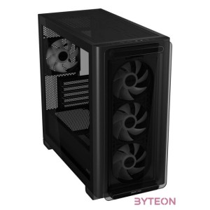 ASUS A23 Plus TG ARGB Micro-ATX Gaming Gehuse mit Seitenfenster schwarz