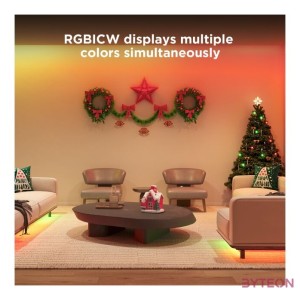 Govee RGBIC Wi-Fi  Bluetooth LED szalagfények védőbevonattal (5M)