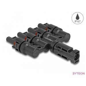 Delock DL4 napkonnektorok 1 x apa - 4 x anya