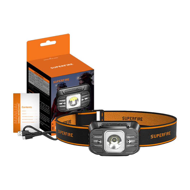 Superfire HL75-X, headlamp, 220lm, USB