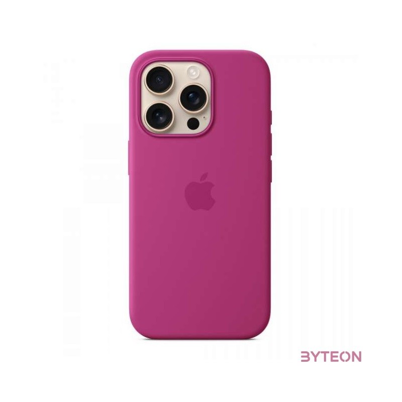 Apple Original iPhone 16 Pro Silikon Case mit MagSafe - Fuchsia
