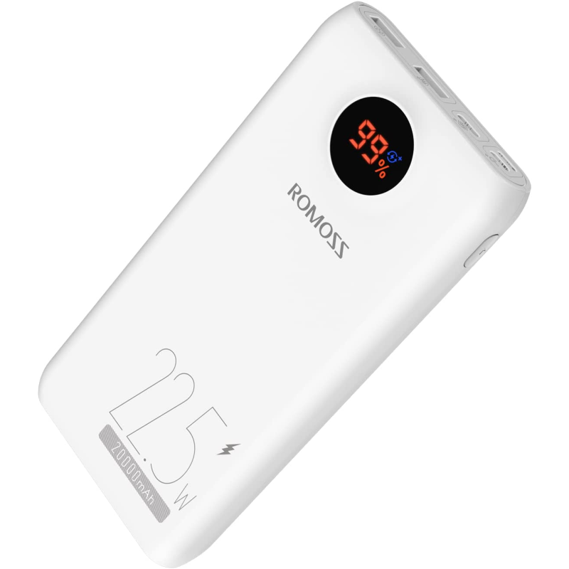 Romoss SW20PF Powerbank,20000mAh, 22.5W (fehér)