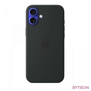 Apple Original iPhone 16 Plus Silikon Case mit MagSafe - Schwarz