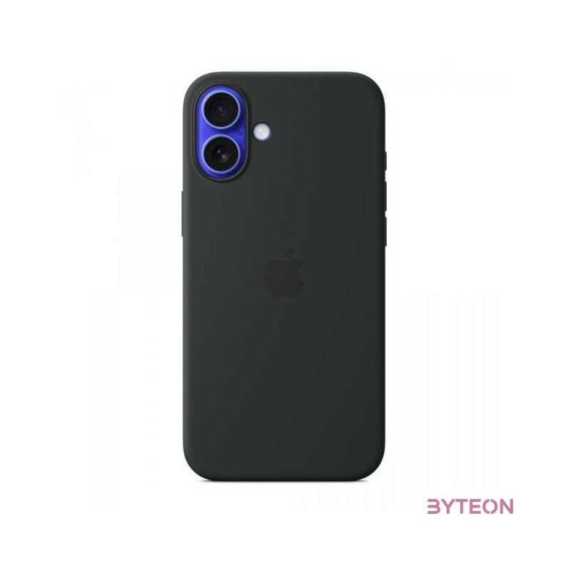 Apple Original iPhone 16 Plus Silikon Case mit MagSafe - Schwarz