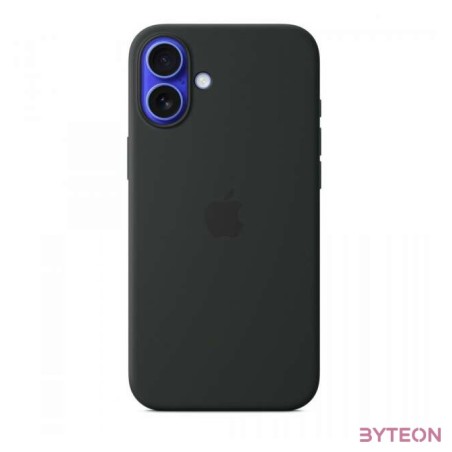 Apple Original iPhone 16 Plus Silikon Case mit MagSafe - Schwarz