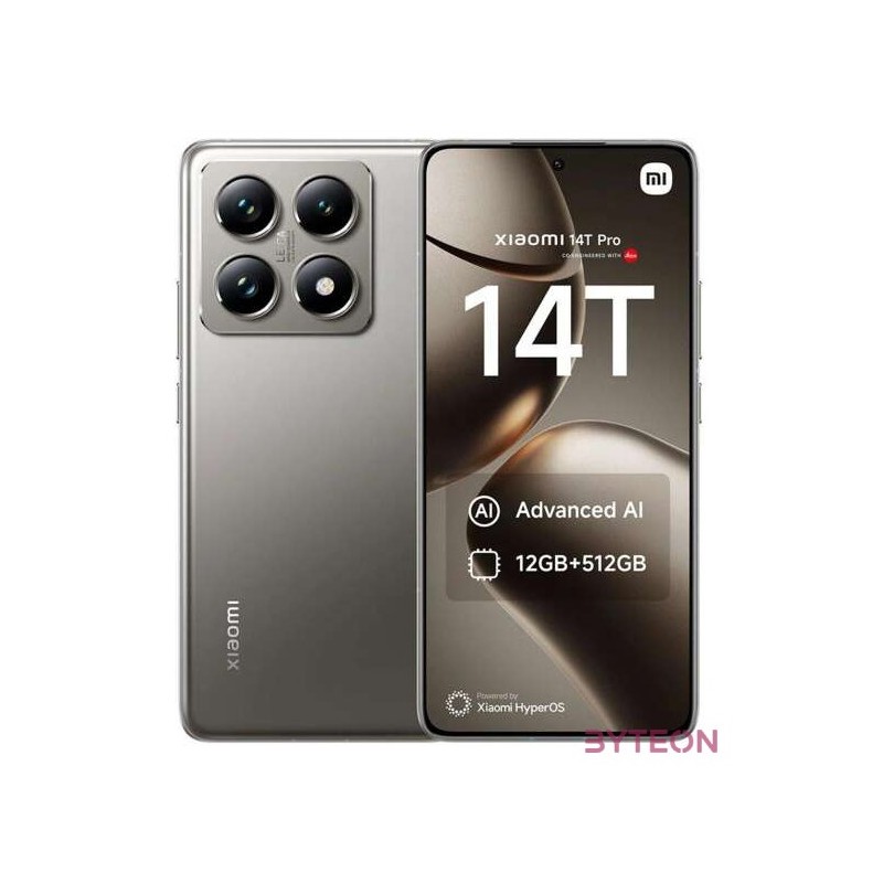 Xiaomi 14T 5G 12,256GB Dual-SIM Smartphone Titan Grau EU