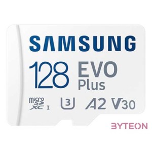 Samsung Evo Plus (2024) 128 GB microSDXC Speicherkarte (160 MB,s, Class 10, U3)